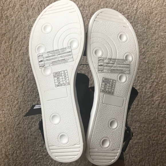 SOLD! Faux Leather Strappy Sandals - Picture 3 of 3